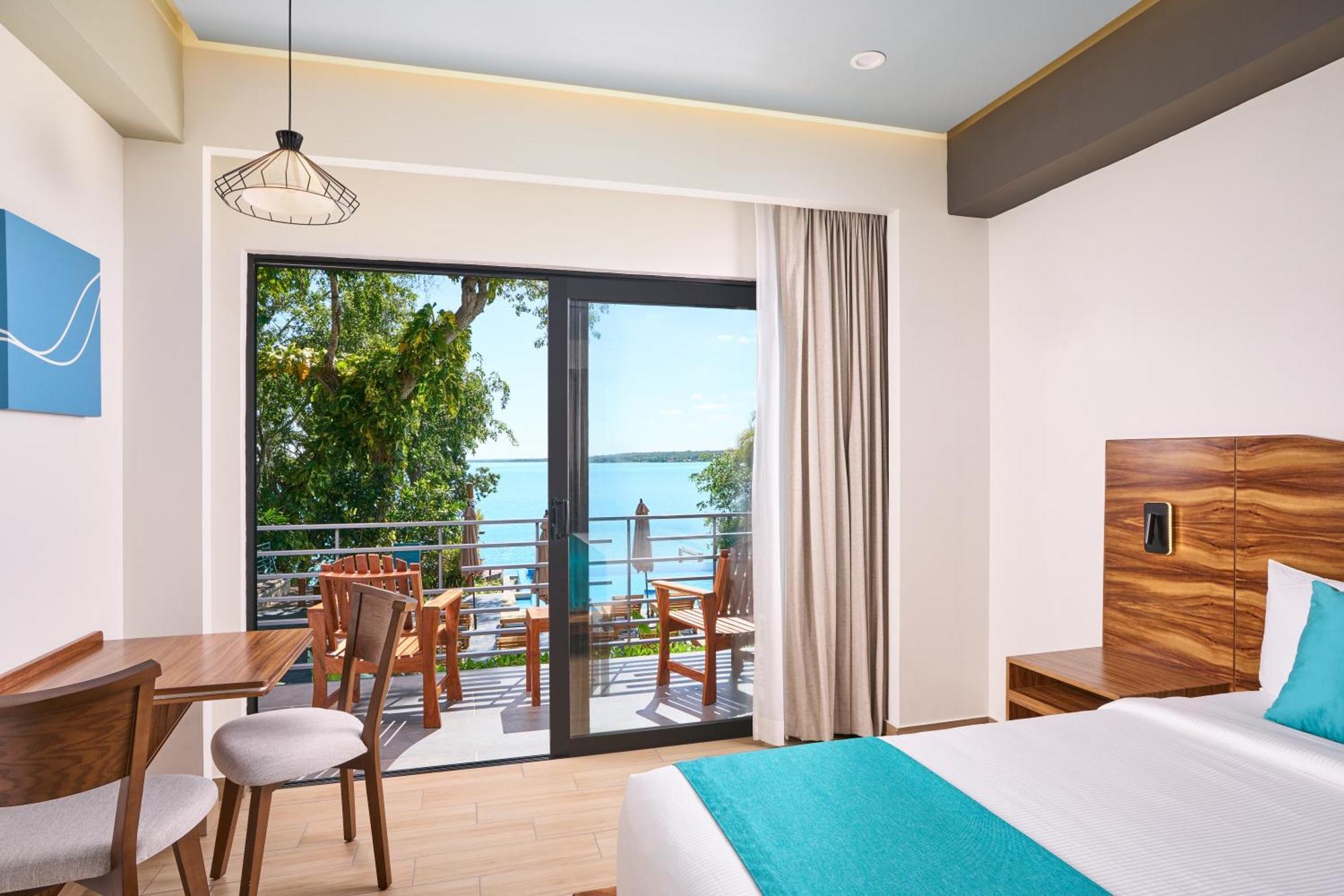 Cristalino Lagoon Front Hotel, Restaurant & Spa Bacalar Eksteriør bilde